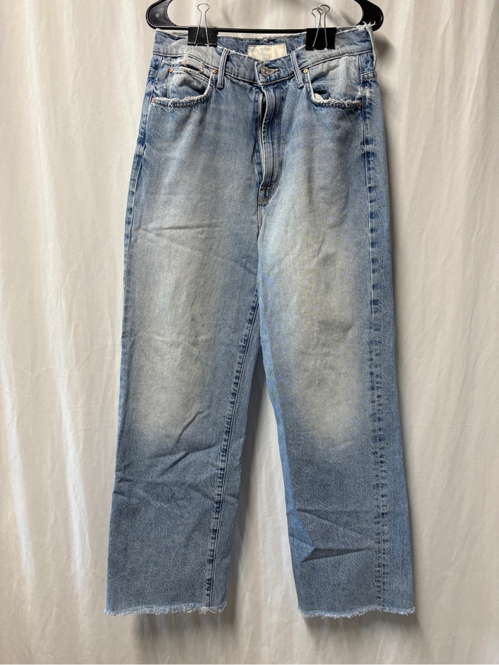 MOTHER Light Blue High Waisted Tunnel Vision Sneak - Size 29